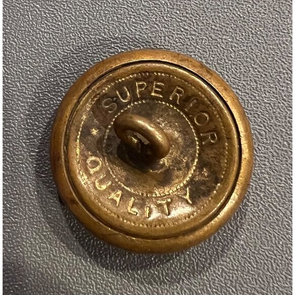 Vintage P.O.D Post Office Delivery Brass Uniform Button 7/8” Antique Collectible - Picture 2 of 4